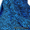 Bold Blue & Black Animal Print 4-Way Stretch Poly Spandex Fabric