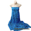 Bold Blue & Black Animal Print 4-Way Stretch Poly Spandex Fabric