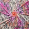 Light Peach 4-Way Stretch Floral Lace Fabric with Tie-Dye Design @flukyfabrics