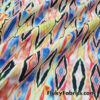 Psychedelic Stained Glass Ikat Print 4-Way Stretch Nylon Spandex Fabric