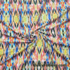 Psychedelic Stained Glass Ikat Print 4-Way Stretch Nylon Spandex Fabric