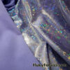 Soft Purple Iridescent Shattered Glass Style 4-Way Stretch Spandex Fabric