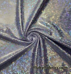 Soft Purple Iridescent Shattered Glass Style 4-Way Stretch Spandex Fabric @flukyfabrics