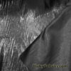 Black Japanese Metallic Lame Fabric, Non-Stretch, Light Weight, 40″ Wide