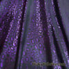 Electric Purple Metallic Leopard Foil ITY Stretch Fabric