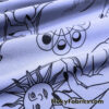 Rich Lavender Mist Pebble Crepe de Chine Fabric – Mystical Magical Spiritual Print