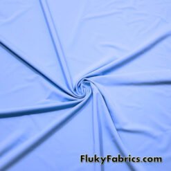 Light Sky Blue 4-Way Stretch Nylon Spandex Tricot Fabric @flukyfabrics