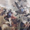 Renaissance Painting Style Poly Spandex Fabric – Celestial Archangels and Cherubs