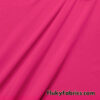 Bright Coral Matte Nylon Spandex Tricot Fabric @flukyfabrics
