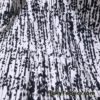 Black & White Abstract Print Cotton Spandex Fabric 4-Way Stretch, Lightweight, Opaque