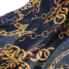 Golden Chain Print Stretch Mesh High Fashion Fabric