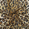 Luxury Leopard Print 4-Way Stretch Nylon Spandex Fabric