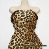 Luxury Leopard Print 4-Way Stretch Nylon Spandex Fabric