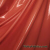 Rich Orange Imitation Latex Fabric – Glossy Liquid Look with 4-Way Stretch