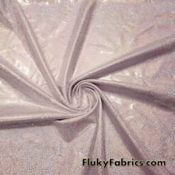 Blush Iridescent Hologram Spandex Fabric