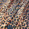 Fiery Jaguar Animal Print Spandex Fabric