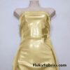 Gold Shiny Mystique Foggy Foil 4-Way Stretch Spandex Fabric