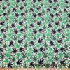 Green & Black Cannabis Leaf Polyester Poplin Fabric by the Yard @flukyfabrics
