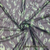 Green Flame Print Power Mesh Fabric 4-Way Stretch Nylon Spandex