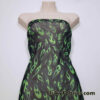 Green Flame Print Power Mesh Fabric 4-Way Stretch Nylon Spandex