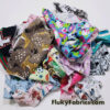 Jersey, Cotton Spandex and Other Knits, Fabric Scrap Bundle – Assorted Knit Solids & Prints Remnants