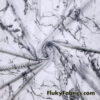 Marble Print Power Mesh White Gray Black 4-Way Stretch Sheer Spandex Fabric