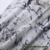 Marble Print Power Mesh White Gray Black 4-Way Stretch Sheer Spandex Fabric