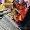 Metallic & Novelty Fabric Scrap Bag – 1 lb Remnants for Crafting, Doll Clothes, Appliqué, Upcycling and More