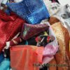 Metallic & Novelty Fabric Scrap Bag – 1 lb Remnants for Crafting, Doll Clothes, Appliqué, Upcycling and More @flukyfabrics