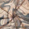Mocha Swirl Mesh – Chocolate Lava Print Sheer 4-Way Stretch Spandex Fabric