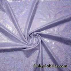 Pastel Lavender Iridescent Hologram Spandex Fabric @flukyfabrics