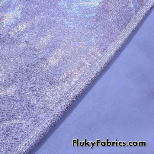 Pastel Lavender Iridescent Hologram Spandex Fabric