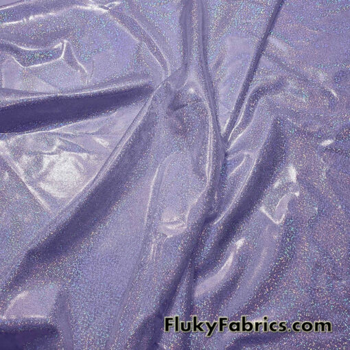 Pastel Lavender Iridescent Hologram Spandex Fabric