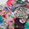 Stretch Spandex Fabric Scrap Bundle – 4-Way Stretch Solids & Prints Remnants