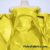 Yellow Shiny Mystique 4-Way Stretch Spandex Fabric