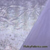 Iridescent Metallic Exotic Dragon Scales on Lilac Crushed Ice Velvet Fabric