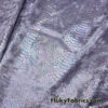 Iridescent Metallic Exotic Dragon Scales on Lilac Crushed Ice Velvet Fabric