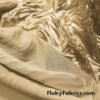 Zebra/Tiger Gold Metallic Foil on Gold Crushed Velvet Fabric