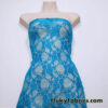 Azure Blue 4-Way Stretch Lace Fabric – Lightweight and Sheer