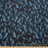Blue Flame Print Power Mesh Fabric 4-Way Stretch Nylon Spandex