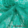 Cool Green 4-Way Stretch Lace Fabric