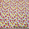 Lemon & Floral Toss Print Nylon Spandex Fabric @flukyfabrics