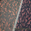Orange Flame Print Power Mesh Fabric 4-Way Stretch Nylon Spandex