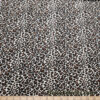 Small Leopard Print Faux Fur Fabric – Ivory Brown Black Short Pile Soft Fur