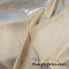 Gold Iridescent Hologram Spandex Fabric – Suncatcher Shiny 4-Way Stretch Nylon Spandex
