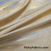 Gold Iridescent Hologram Spandex Fabric – Suncatcher Shiny 4-Way Stretch Nylon Spandex