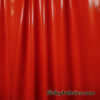 Rich Red Imitation Latex Fabric – Glossy Liquid Look with 4-Way Stretch
