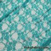 Sea Green 4-Way Stretch Lace Fabric – Lightweight and Sheer