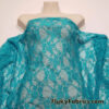 Sea Green 4-Way Stretch Lace Fabric – Lightweight and Sheer