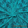 Sea Green 4-Way Stretch Lace Fabric – Lightweight and Sheer